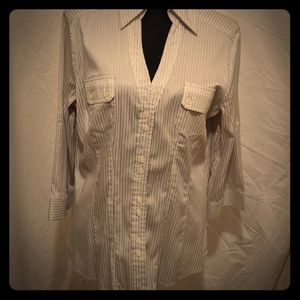 New York and company stretch 3 quarter sleeve